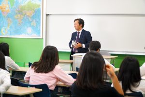 探究学習　インタビュー　玉川学園　企業インターン